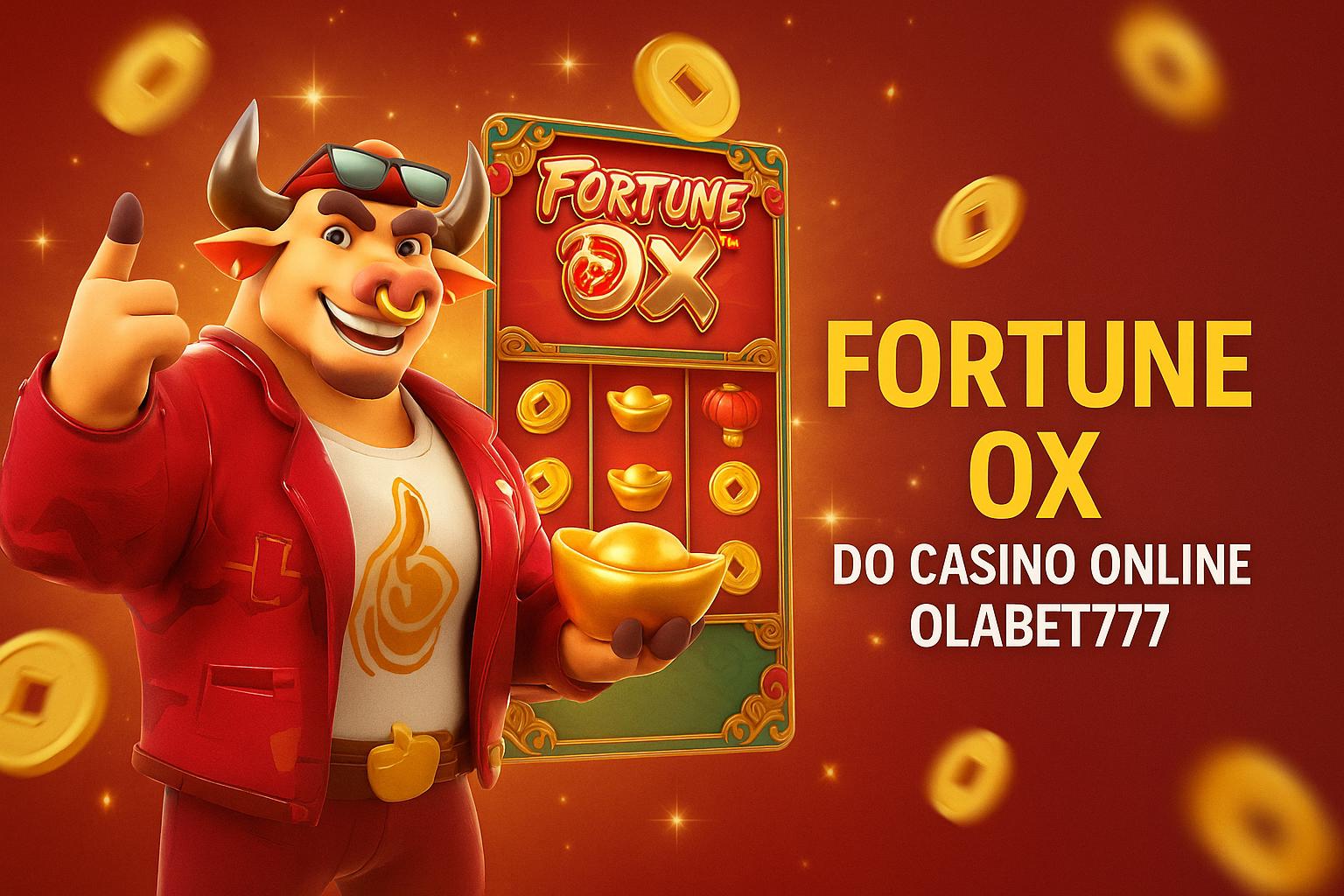 Fortune Ox no OLABET777 - Aposte Agora e Reivindique Seus Ganhos