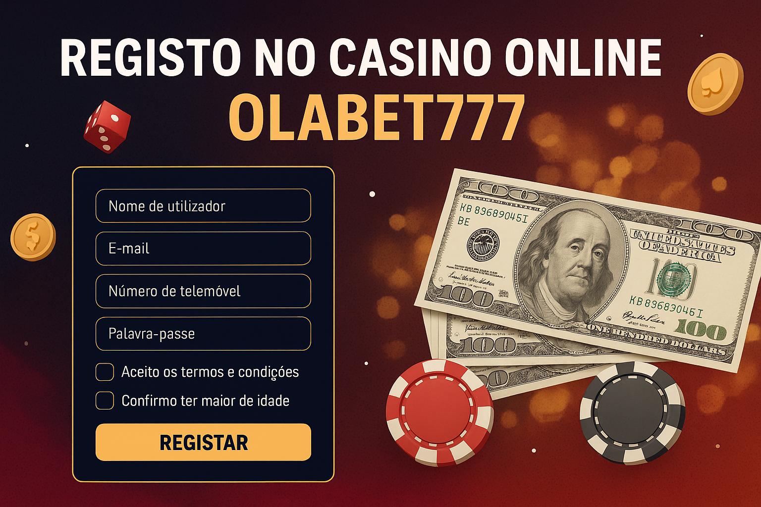 Não Perca tempo, o rRgistro na site OLABET777